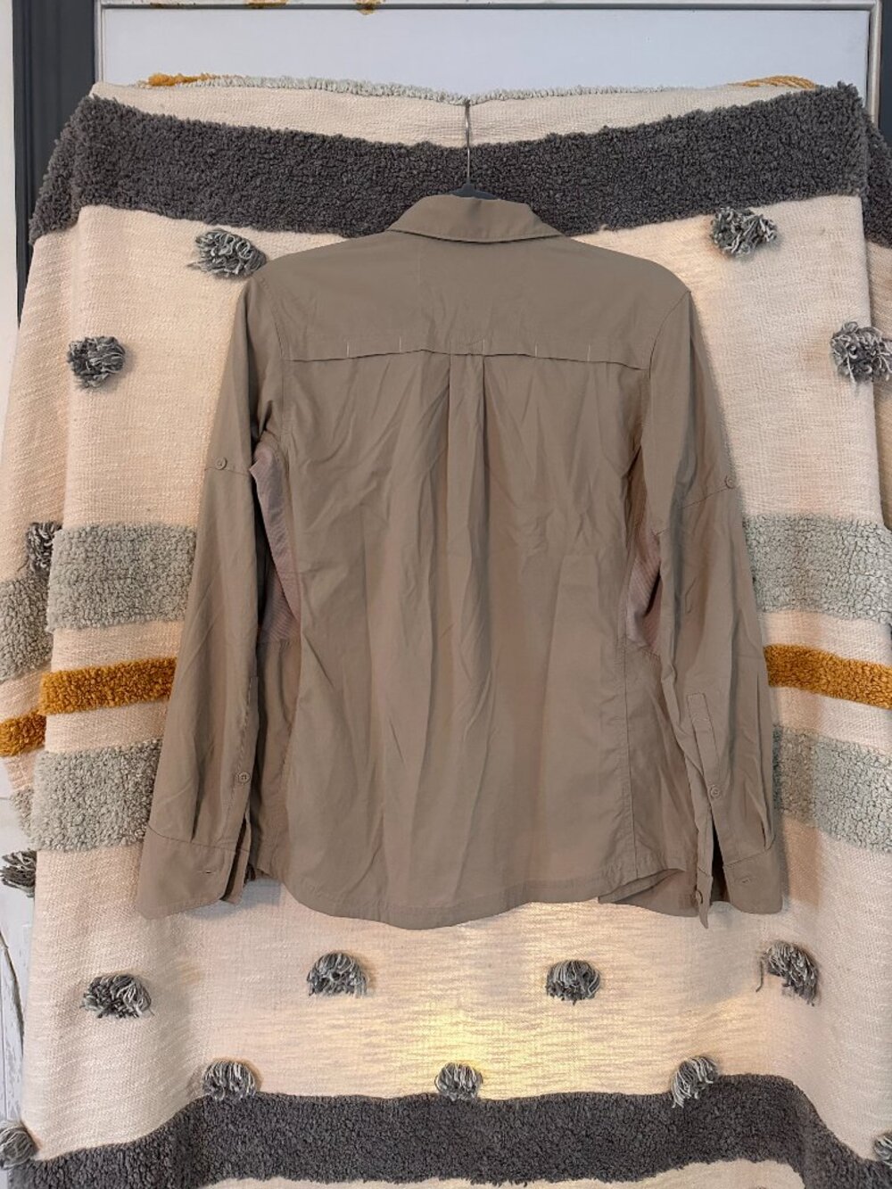 REI Co-op Sahara Long Sleeve Convertible Hiking Shirt Tan Khaki - Women's XS - Picture 6 of 6